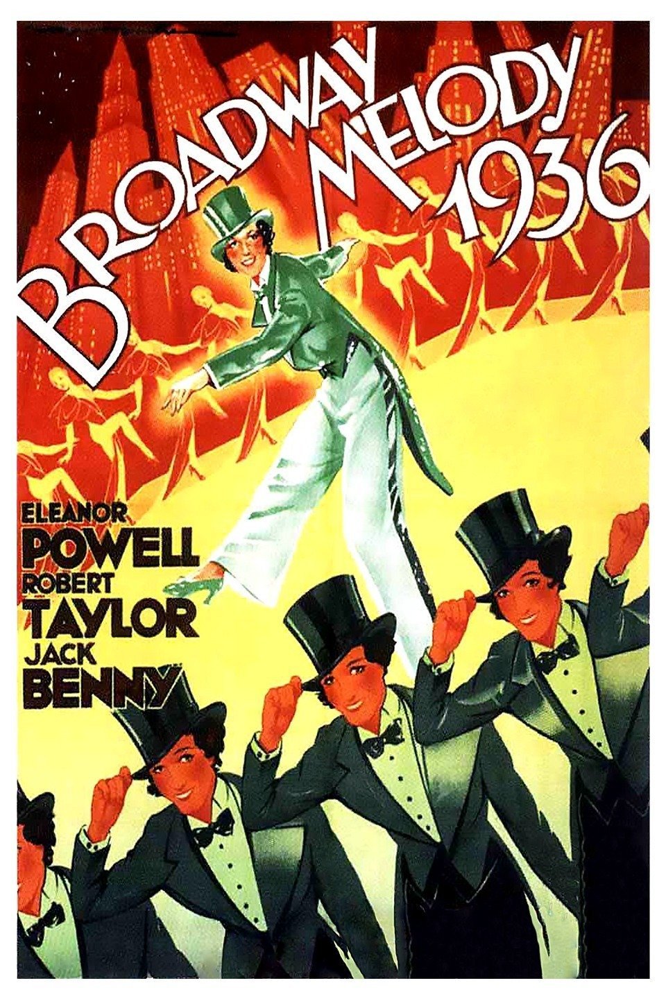 L'affiche du film Broadway Melody of 1936