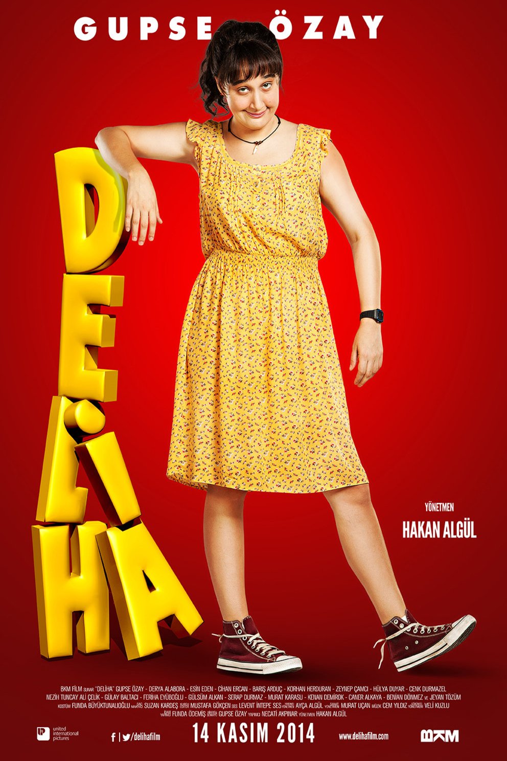 L'affiche originale du film Deliha en turc