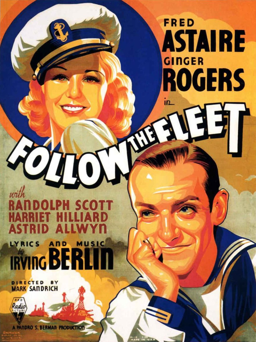 L'affiche du film Follow the Fleet