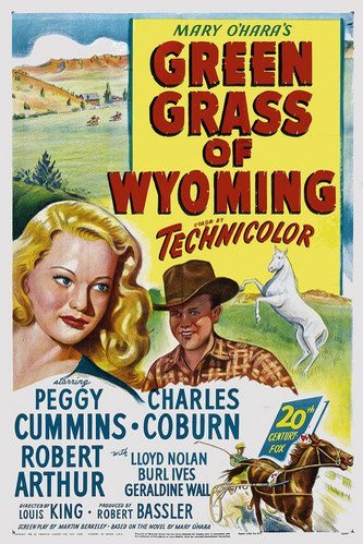 L'affiche du film Green Grass of Wyoming