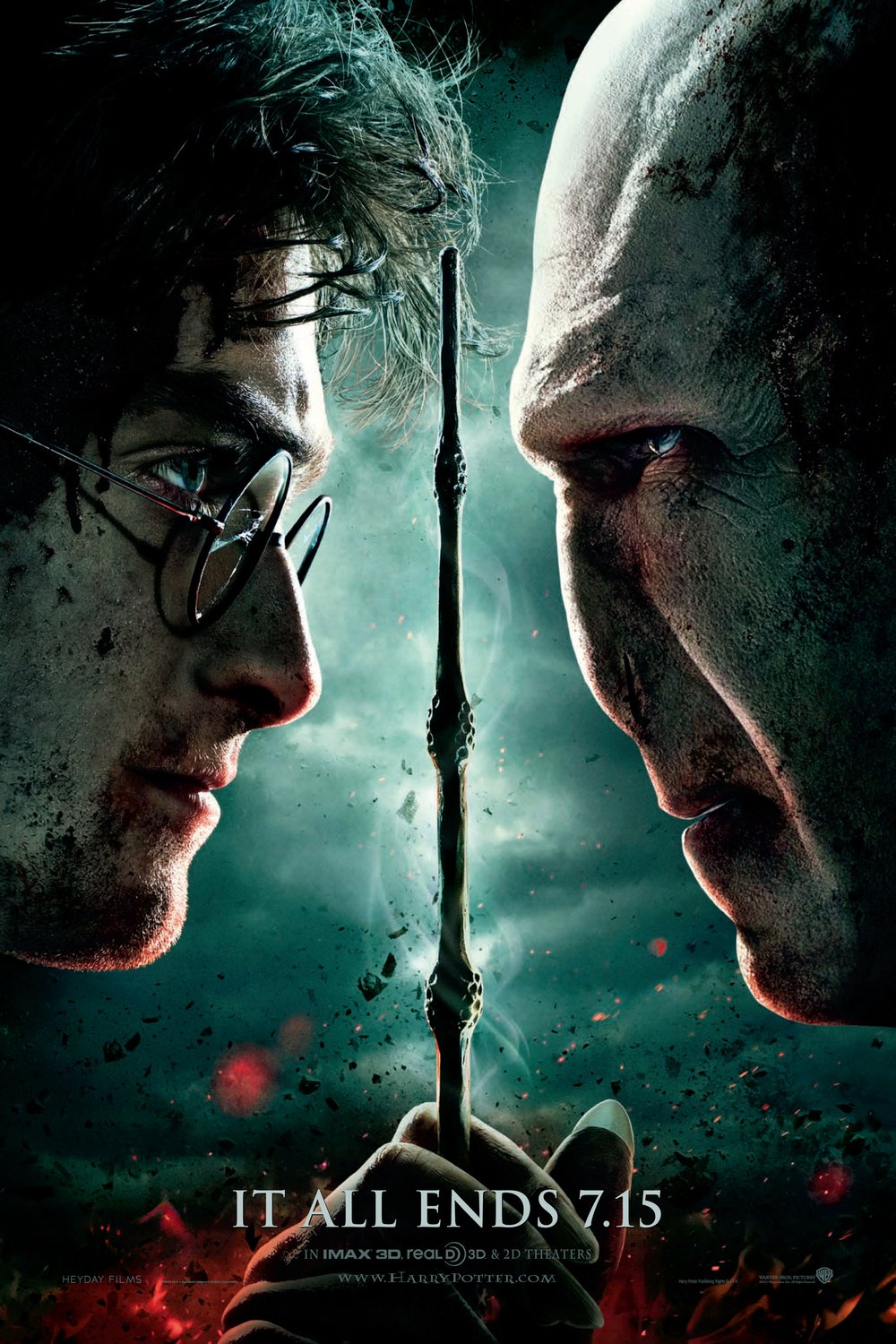 L'affiche du film Harry Potter and the Deathly Hallows: Part 2