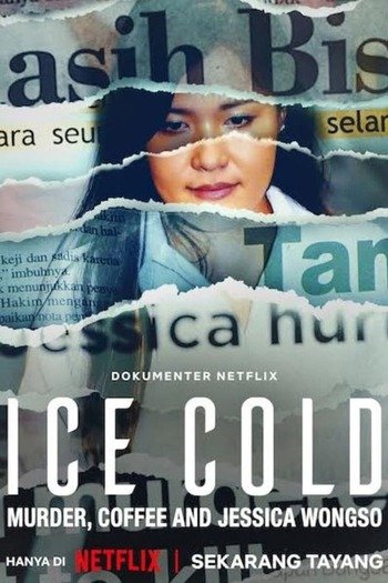 Indonesian poster of the movie Ice Cold: Murder, Coffee and Jessica Wongso