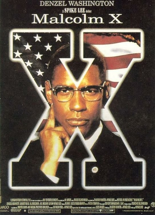 L'affiche du film Malcolm X