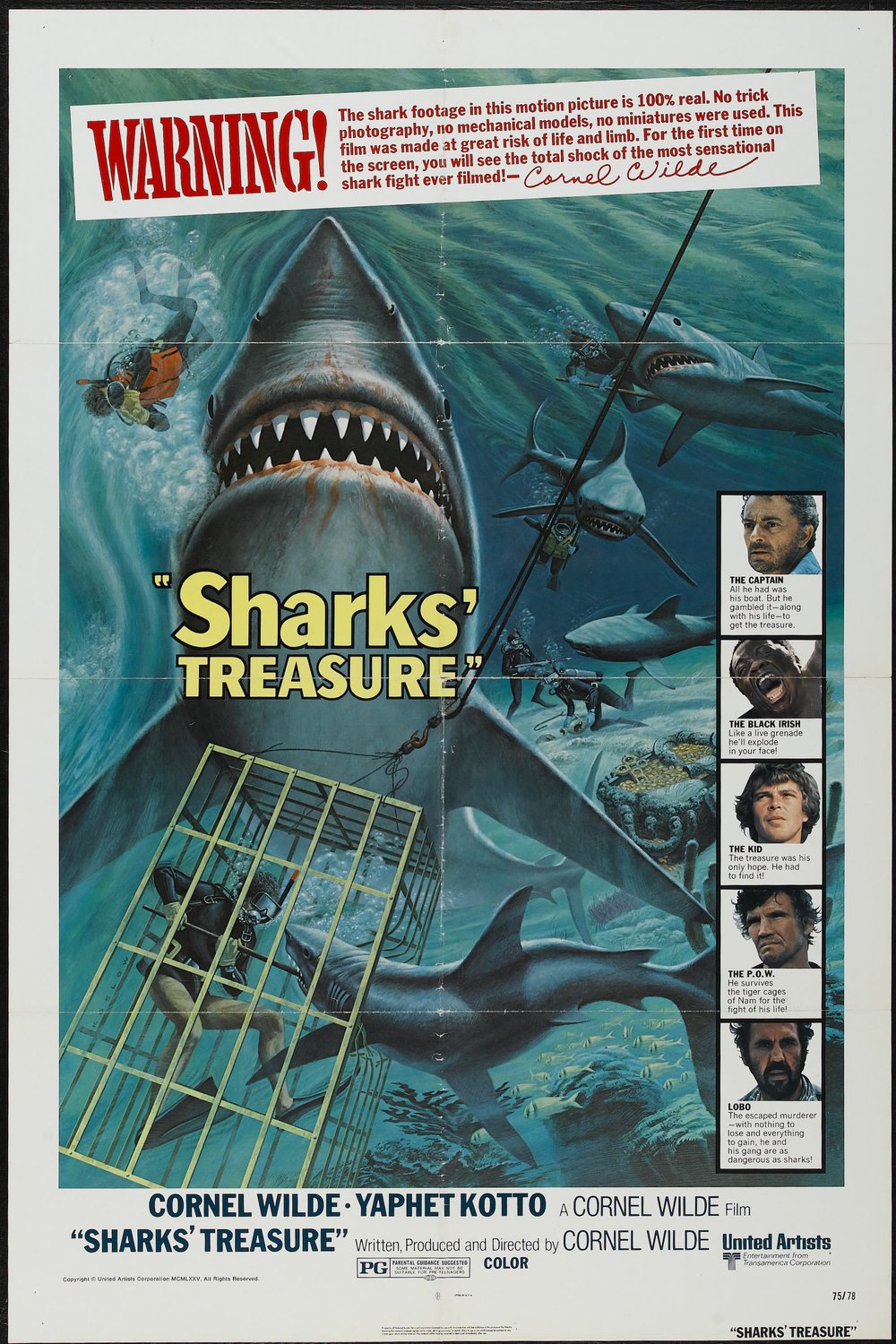 L'affiche du film Sharks' Treasure