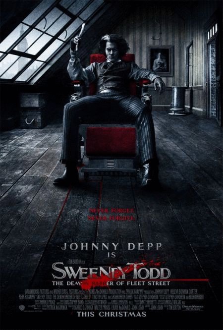 L'affiche du film Sweeney Todd: The Demon Barber of Fleet Street