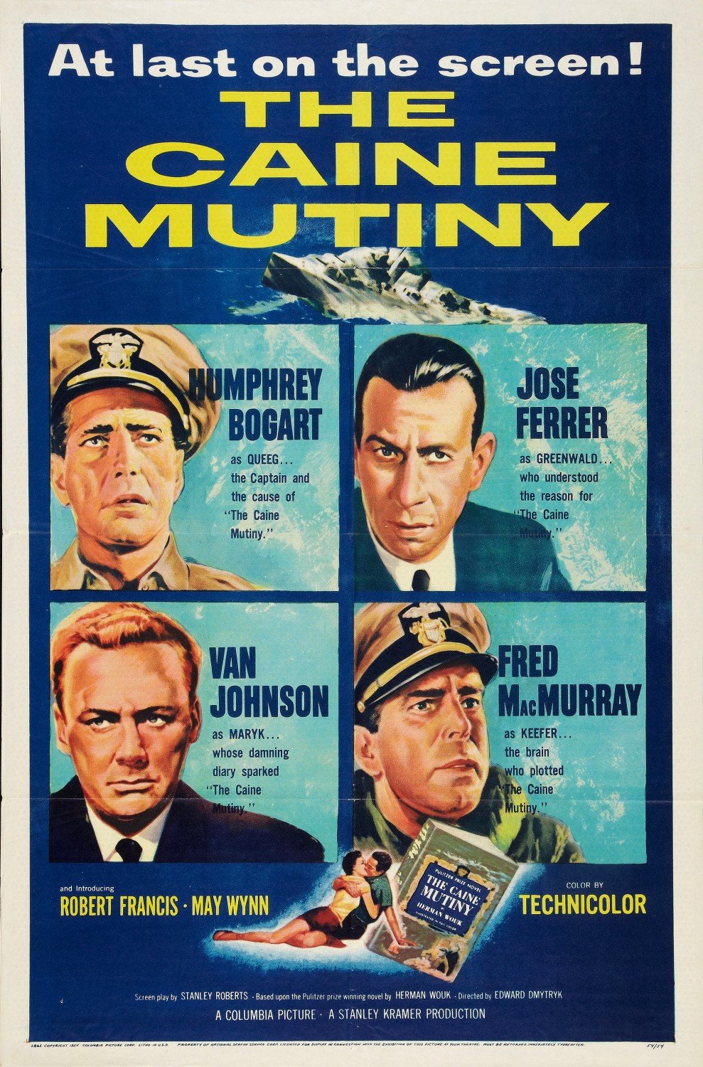 L'affiche du film The Caine Mutiny