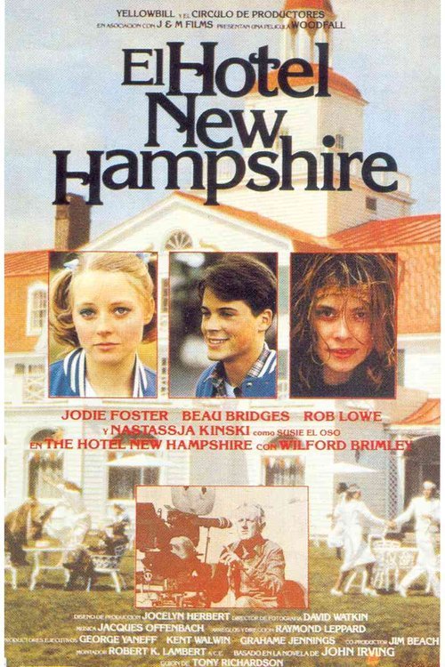 L'affiche du film The Hotel New Hampshire