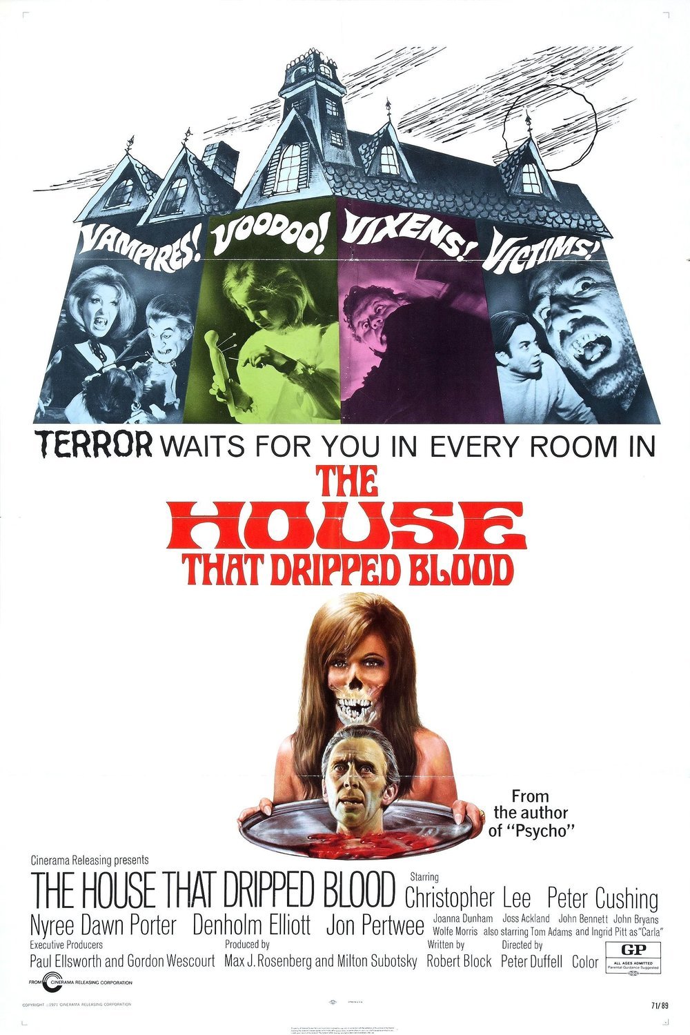 L'affiche du film The House That Dripped Blood