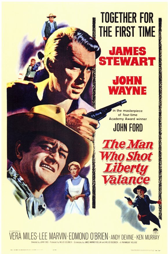 L'affiche du film The Man Who Shot Liberty Valance
