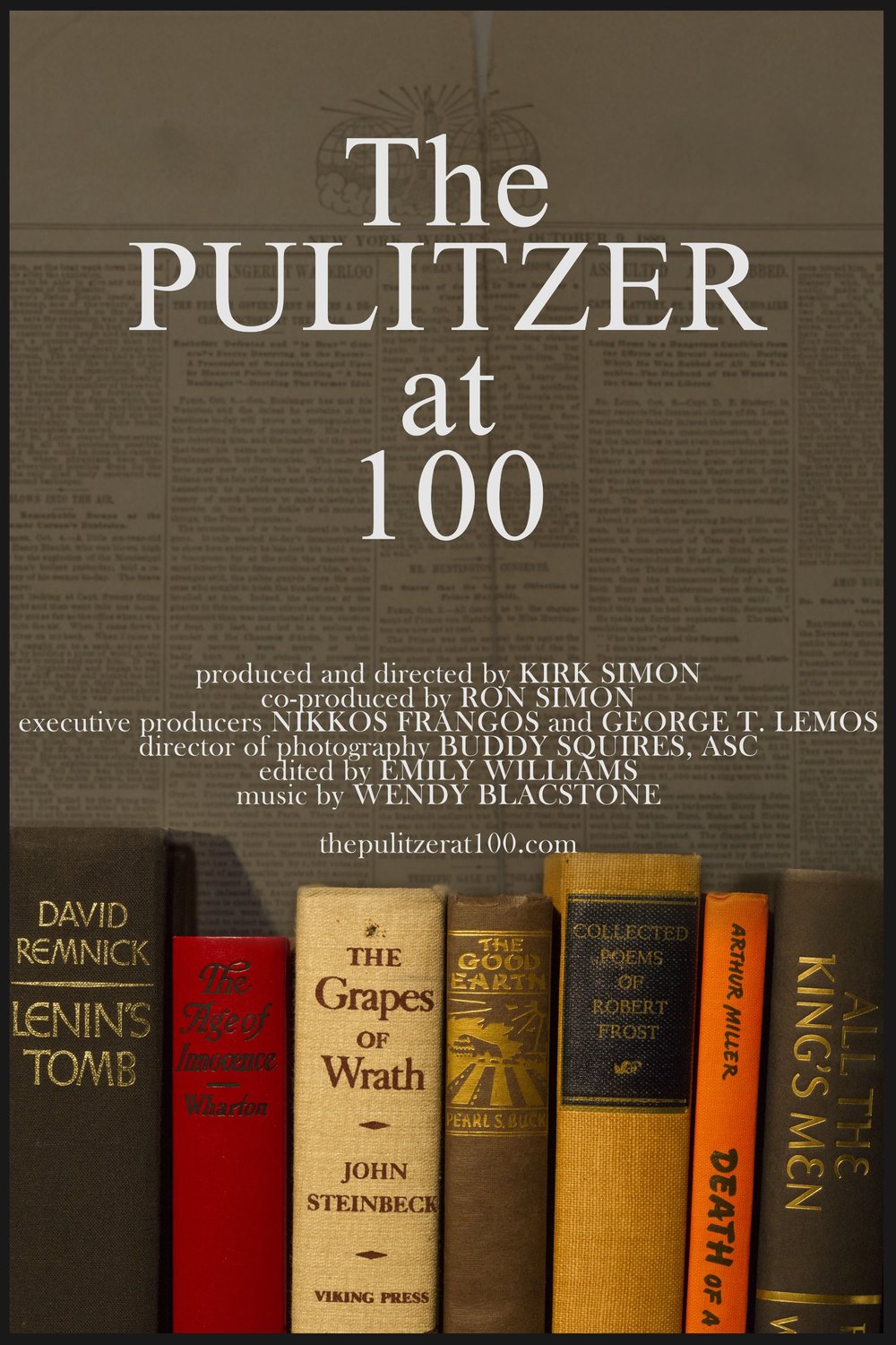 L'affiche du film The Pulitzer at 100
