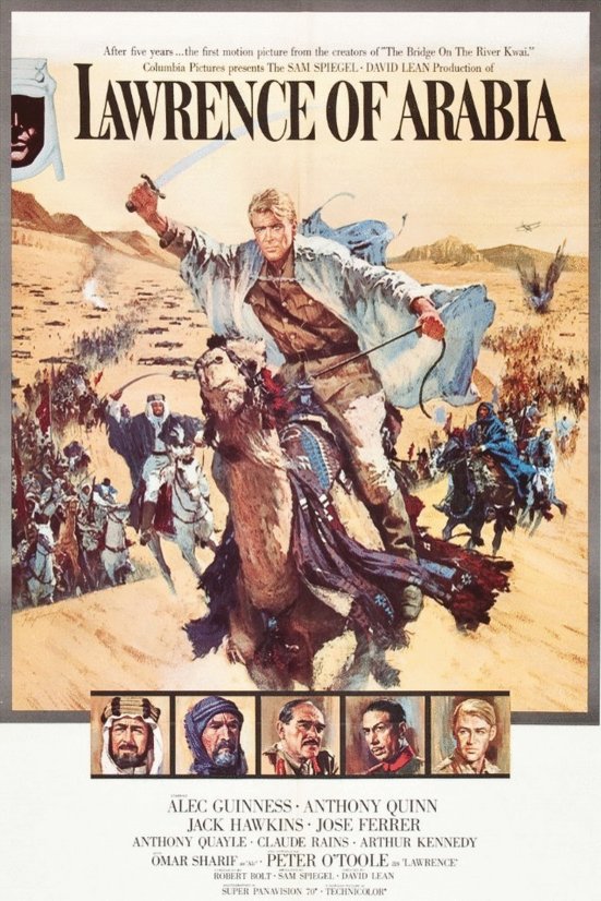 L'affiche du film Lawrence of Arabia