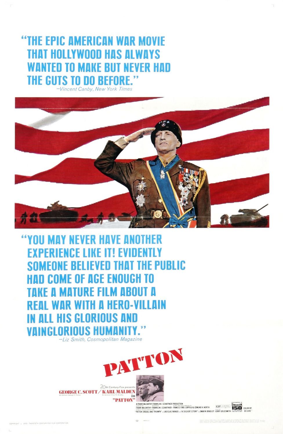 L'affiche du film Patton