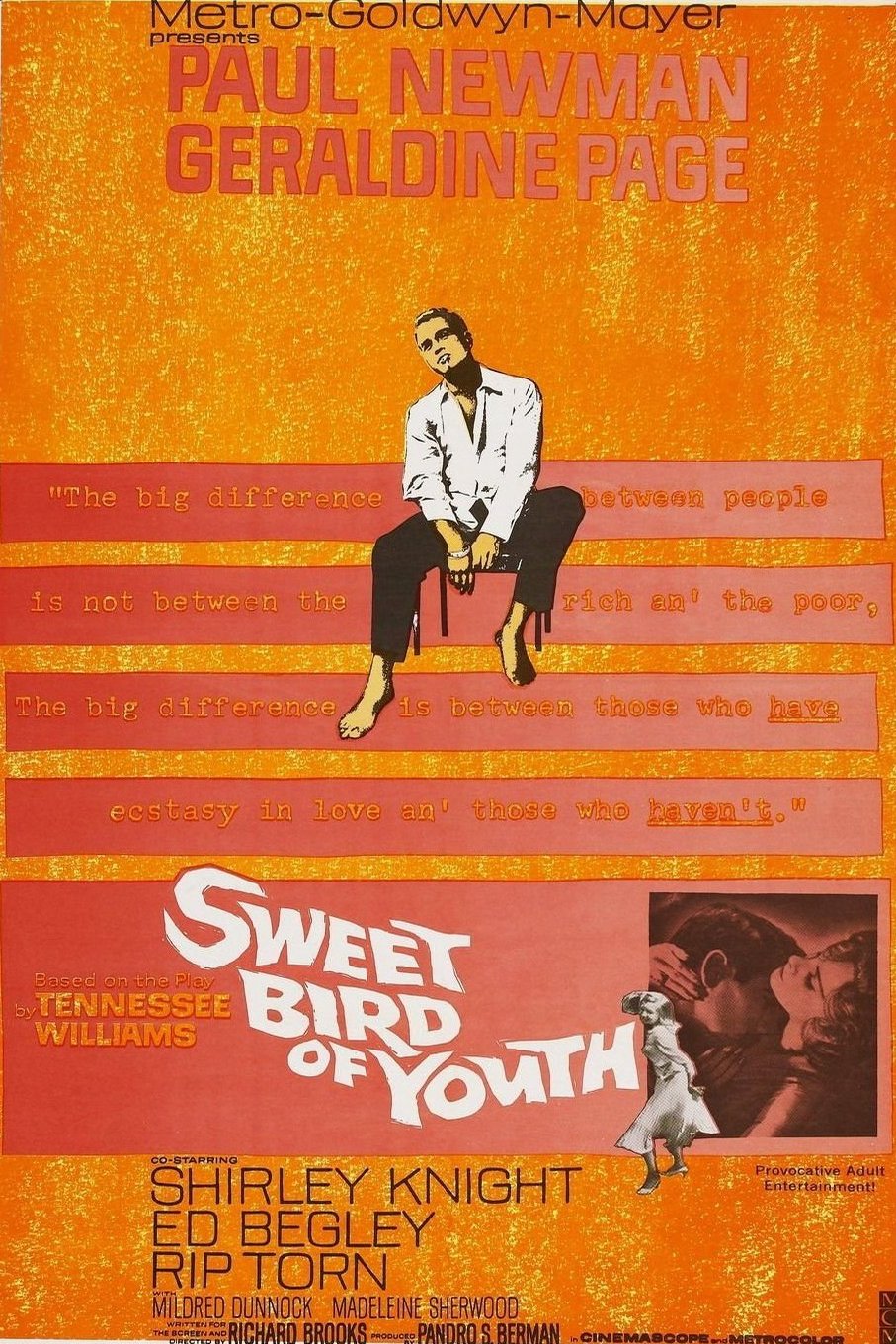 L'affiche du film Sweet Bird of Youth