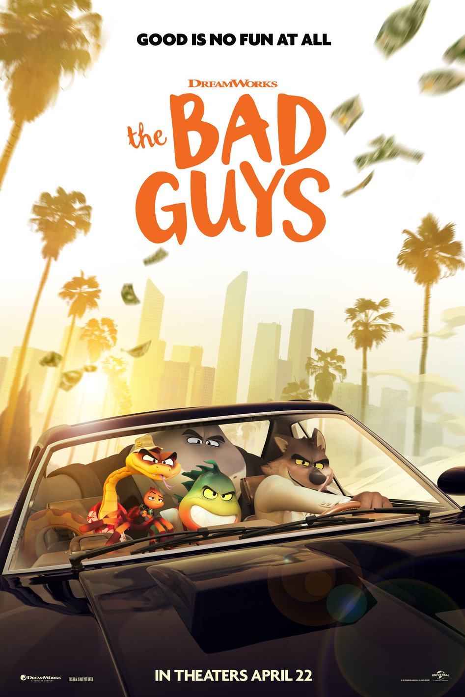L'affiche du film The Bad Guys
