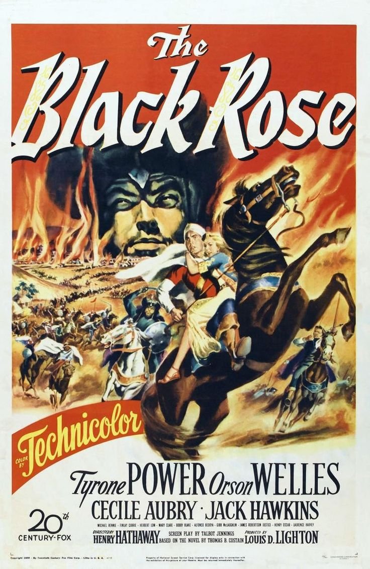 L'affiche du film The Black Rose