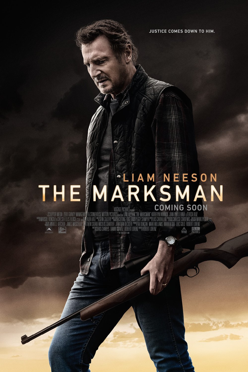 L'affiche du film The Marksman