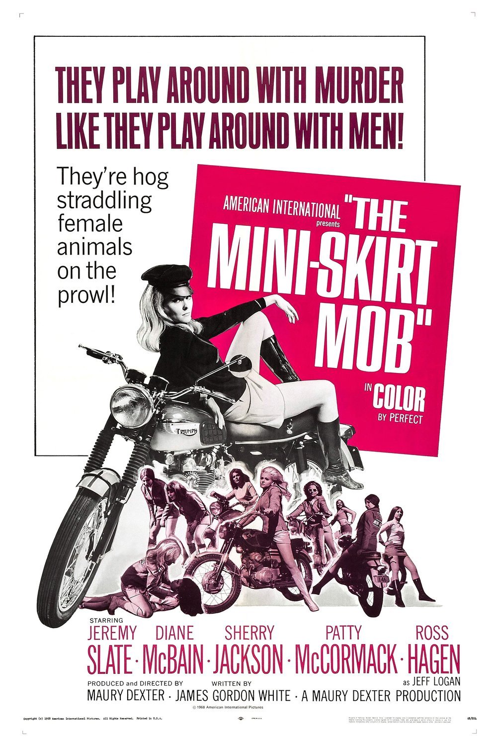 L'affiche du film The Mini-Skirt Mob