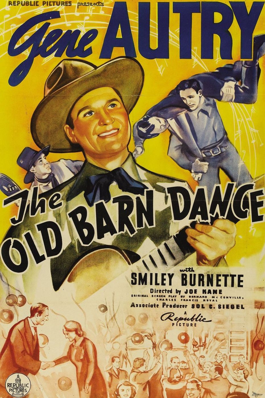 L'affiche du film The Old Barn Dance