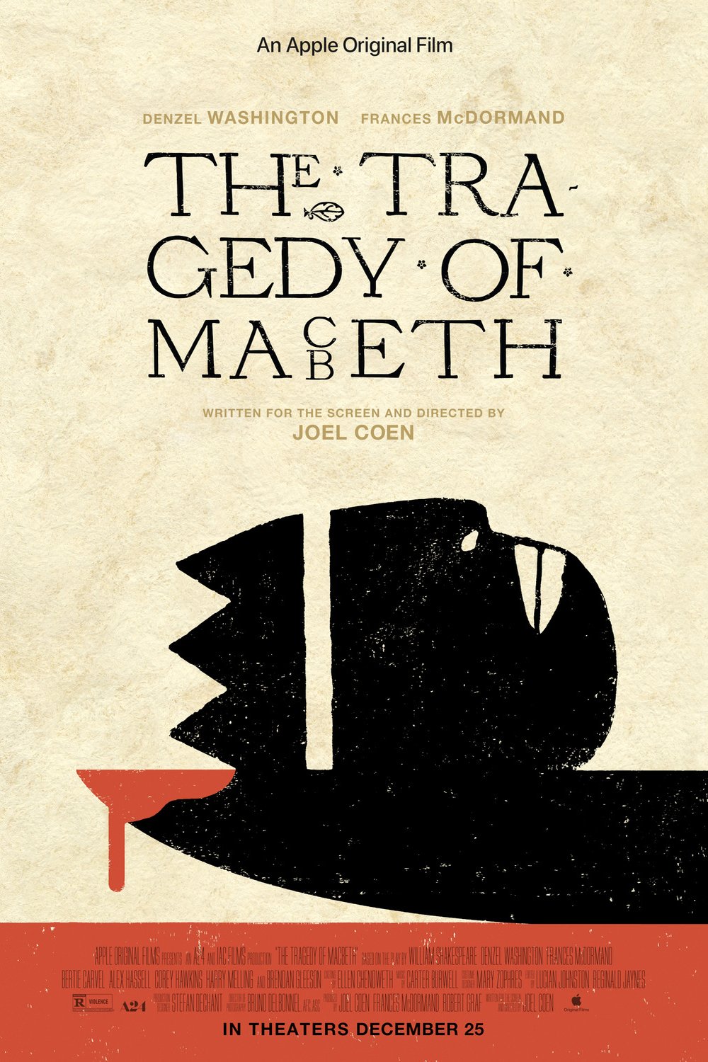 L'affiche du film The Tragedy of Macbeth