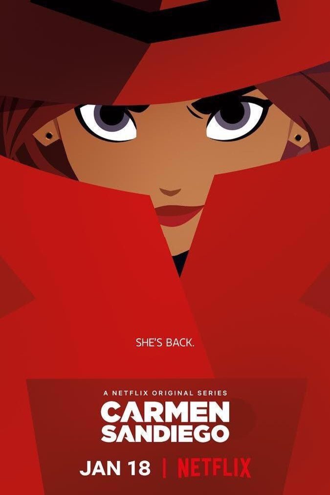L'affiche du film Carmen Sandiego