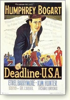 L'affiche du film Deadline U.S.A.