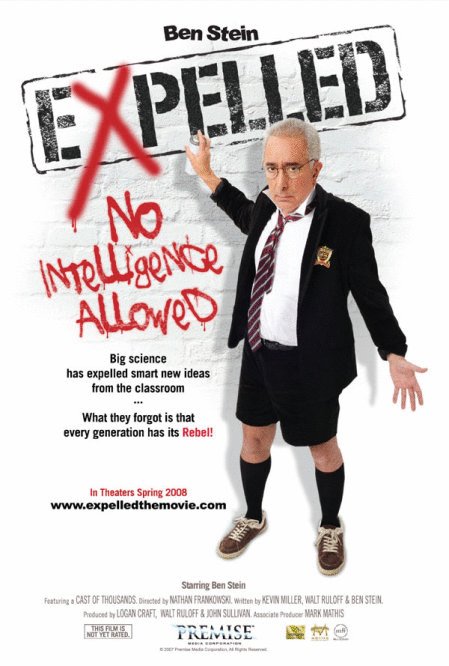 L'affiche du film Expelled: No Intelligence Allowed