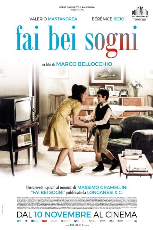 L'affiche originale du film Fai bei sogni en italien