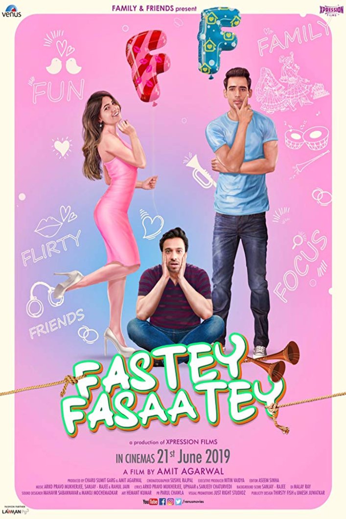 L'affiche originale du film Fastey Fasaatey en Hindi