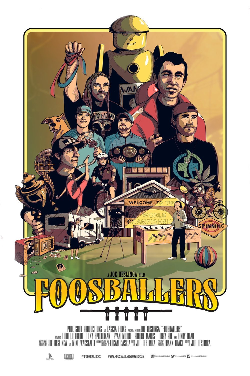 L'affiche du film Foosballers