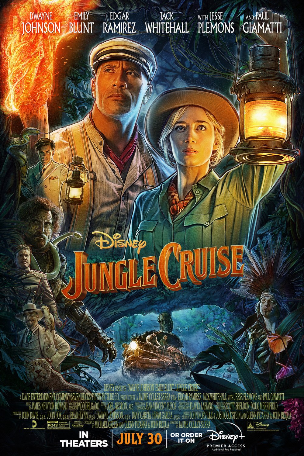L'affiche du film Jungle Cruise