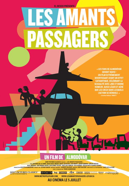 L'affiche du film Les Amants passagers