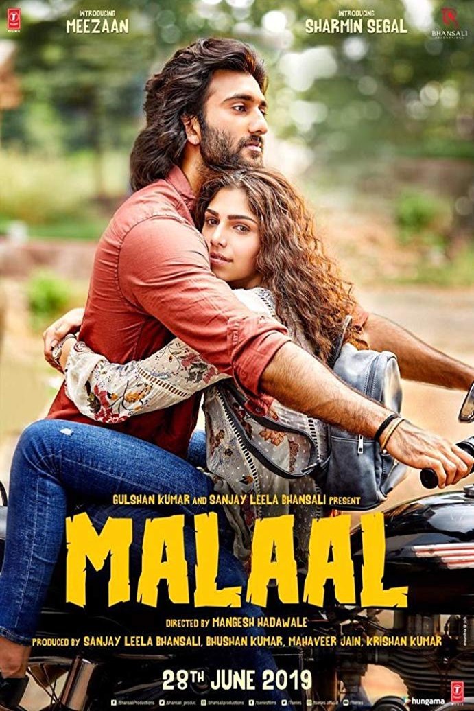 L'affiche originale du film Malaal en Hindi