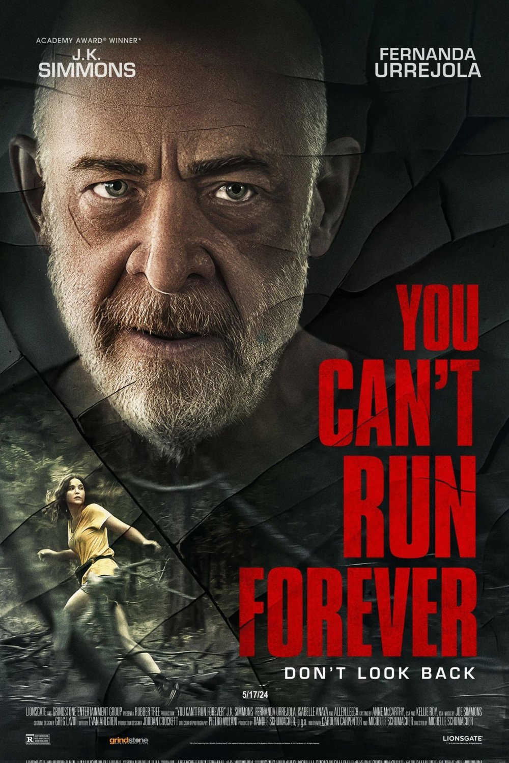 L'affiche du film You Can't Run Forever