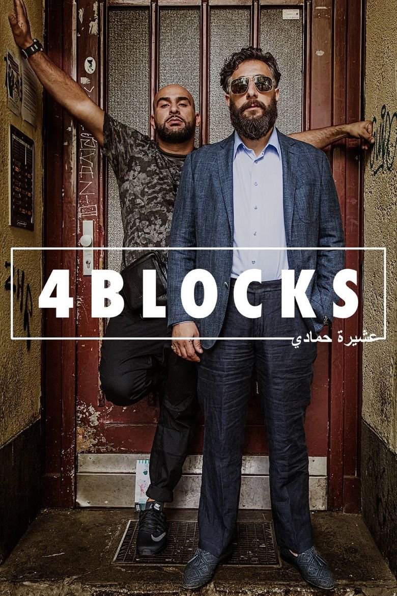 L'affiche originale du film 4 Blocks en allemand