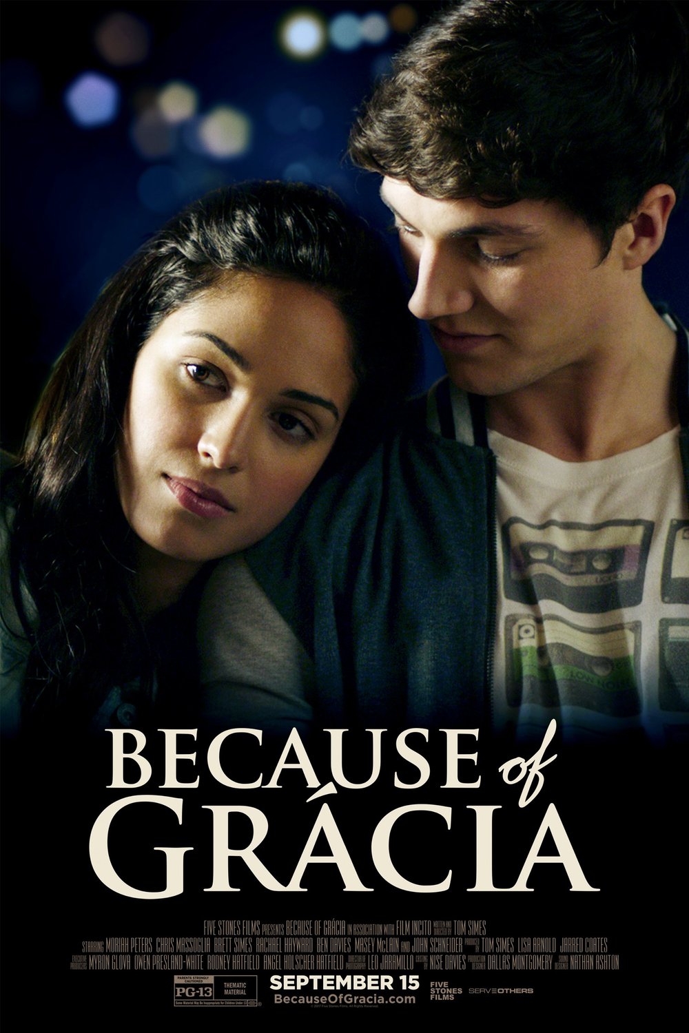 L'affiche du film Because of Grácia