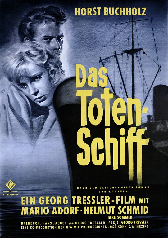 German poster of the movie Das Totenschiff