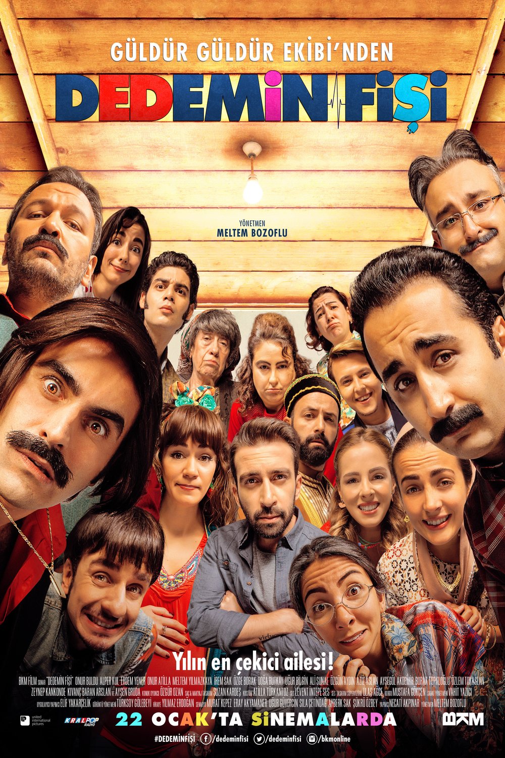 L'affiche originale du film Dedemin Fisi en turc