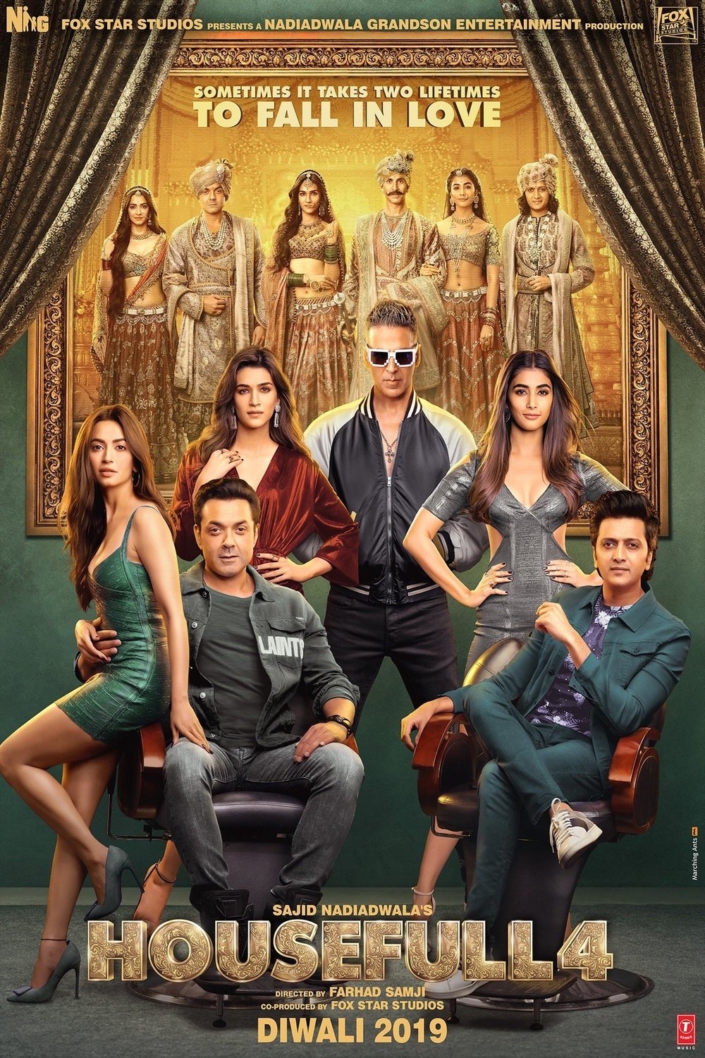 Hindi poster of the movie Housefull 4