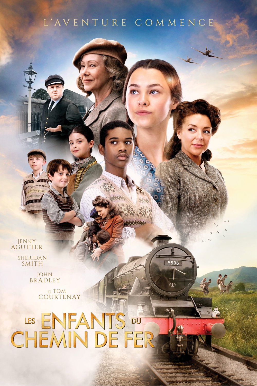 L'affiche du film Les enfants du chemin de fer