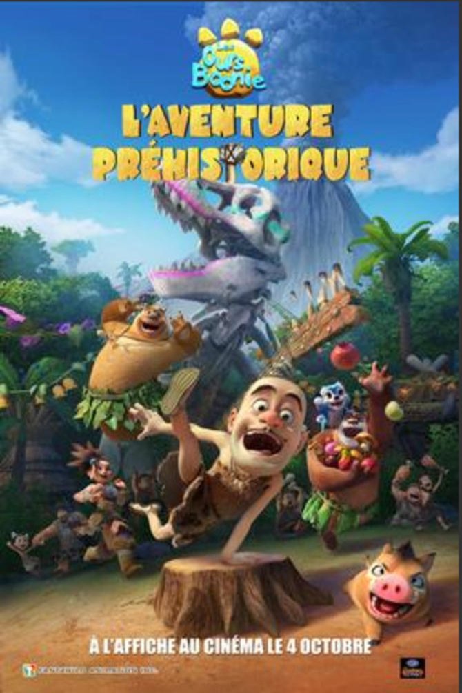 L'affiche du film Les Ours Boonie: L'aventure préhistorique