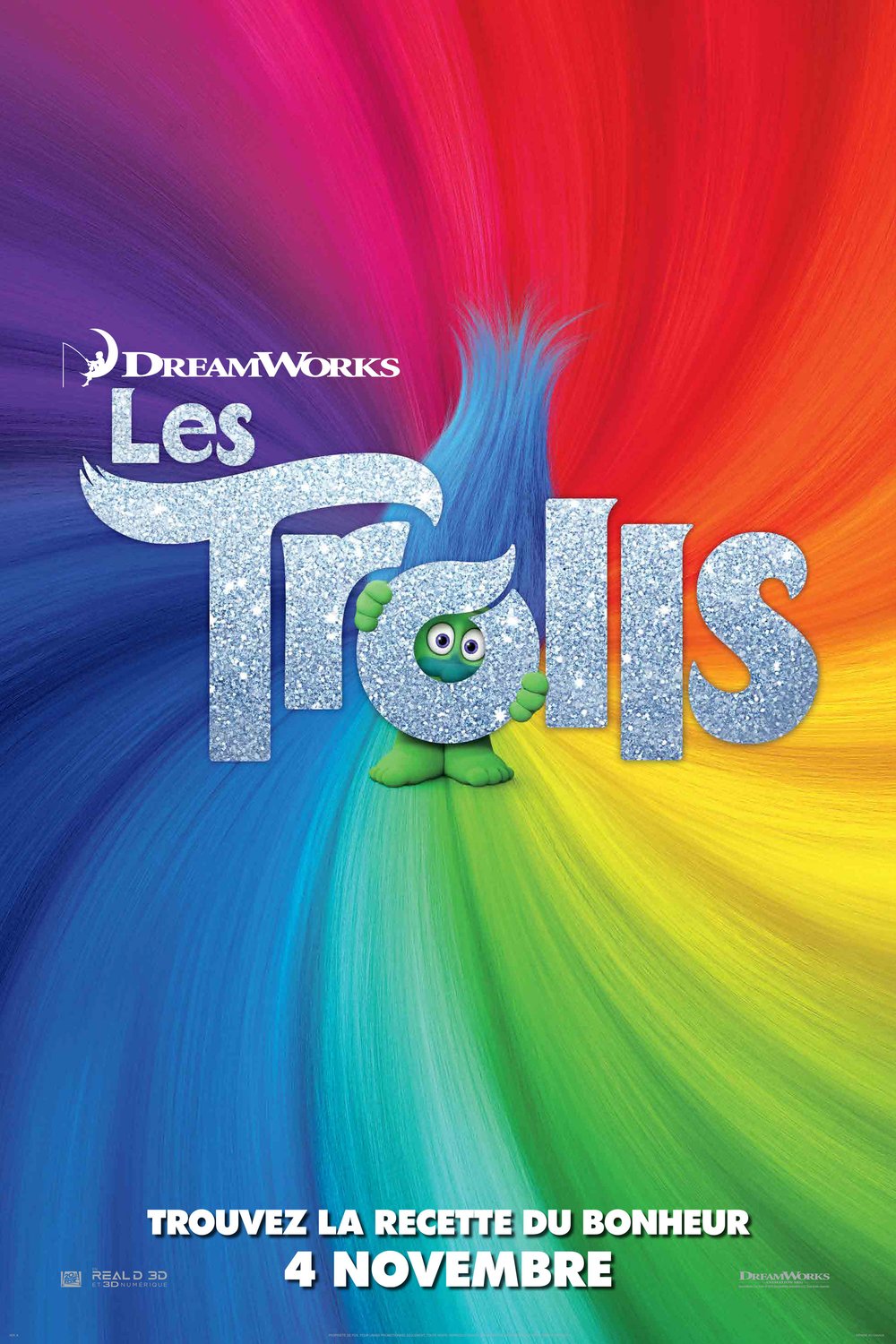 L'affiche du film Les Trolls v.f.