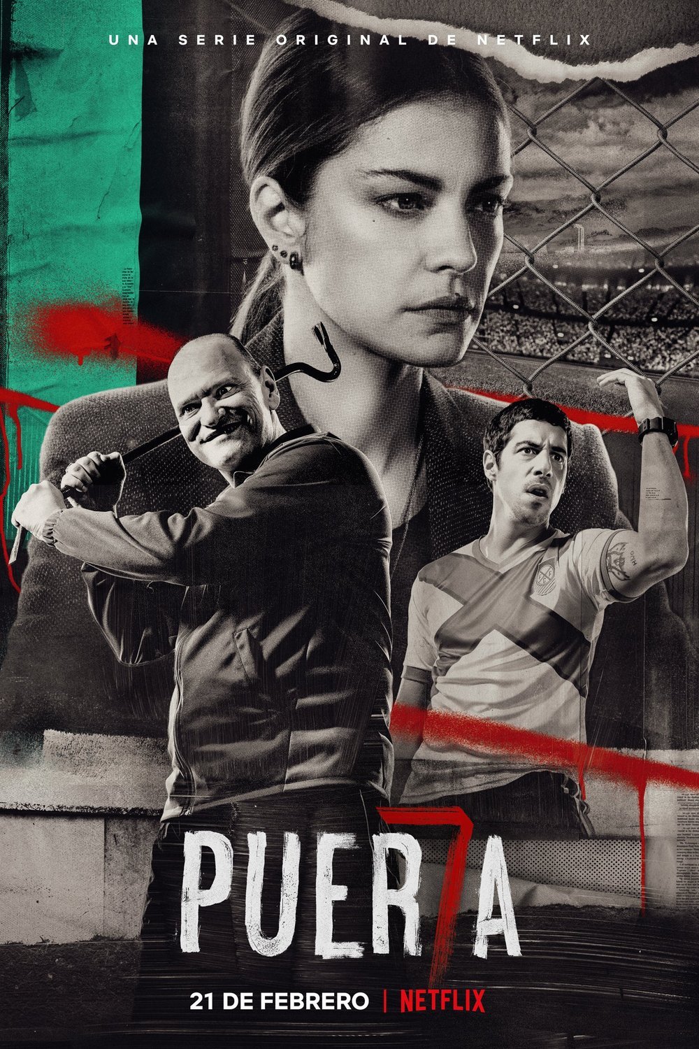 Spanish poster of the movie Puerta 7