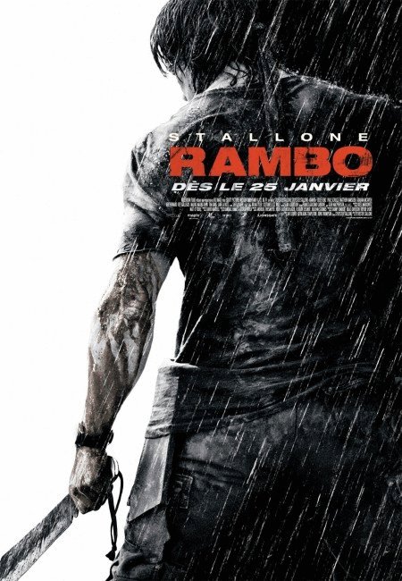 L'affiche du film Rambo v.f.