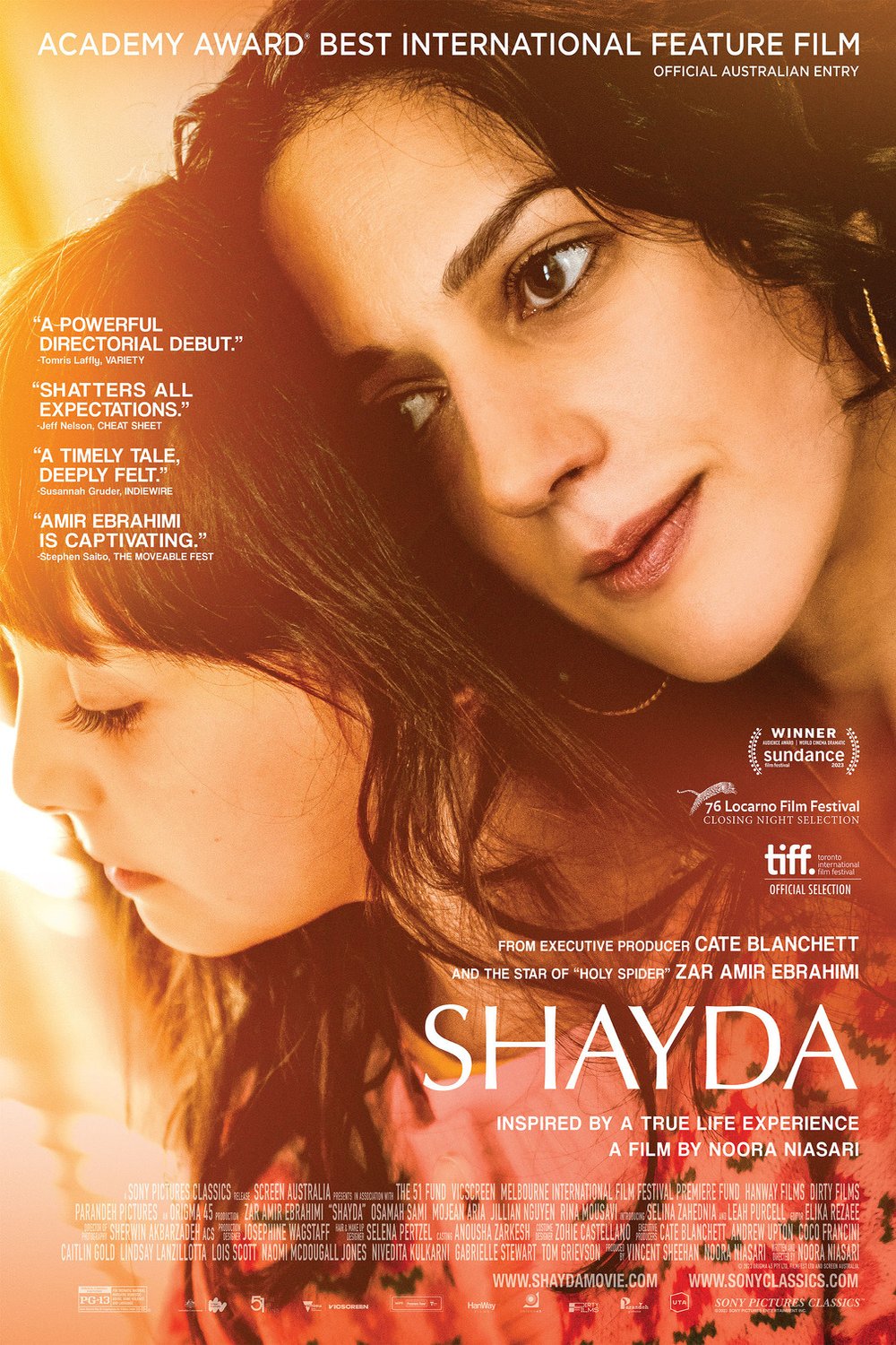 L'affiche originale du film Shayda en Persan