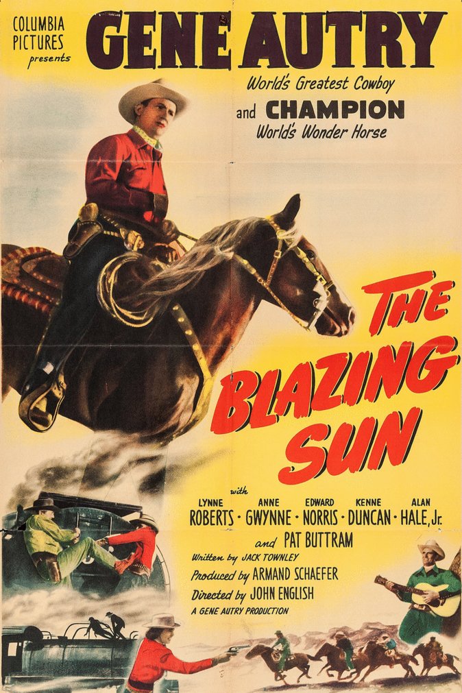L'affiche du film The Blazing Sun