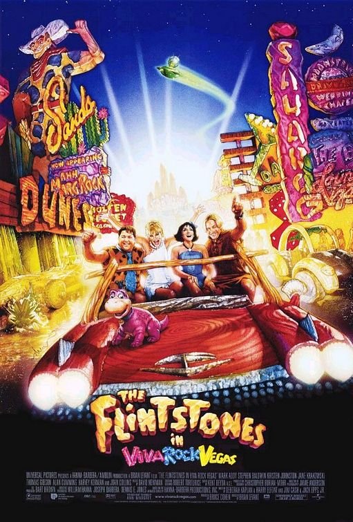 L'affiche du film The Flintstones In Viva Rock Vegas