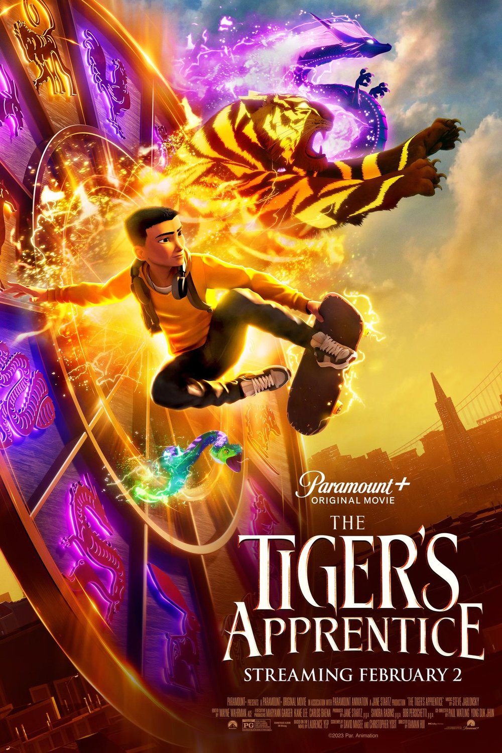 L'affiche du film The Tiger's Apprentice
