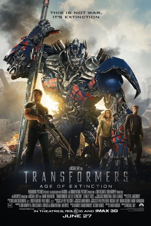 L'affiche du film Transformers: Age of Extinction