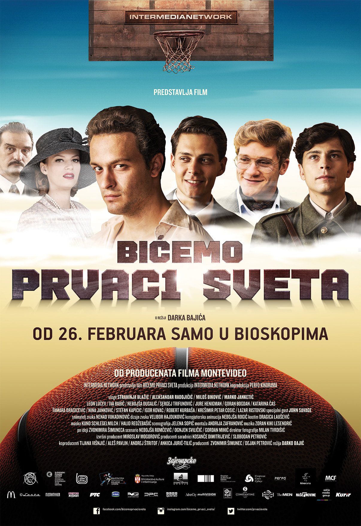 L'affiche originale du film Bićemo prvaci sveta en Serbe