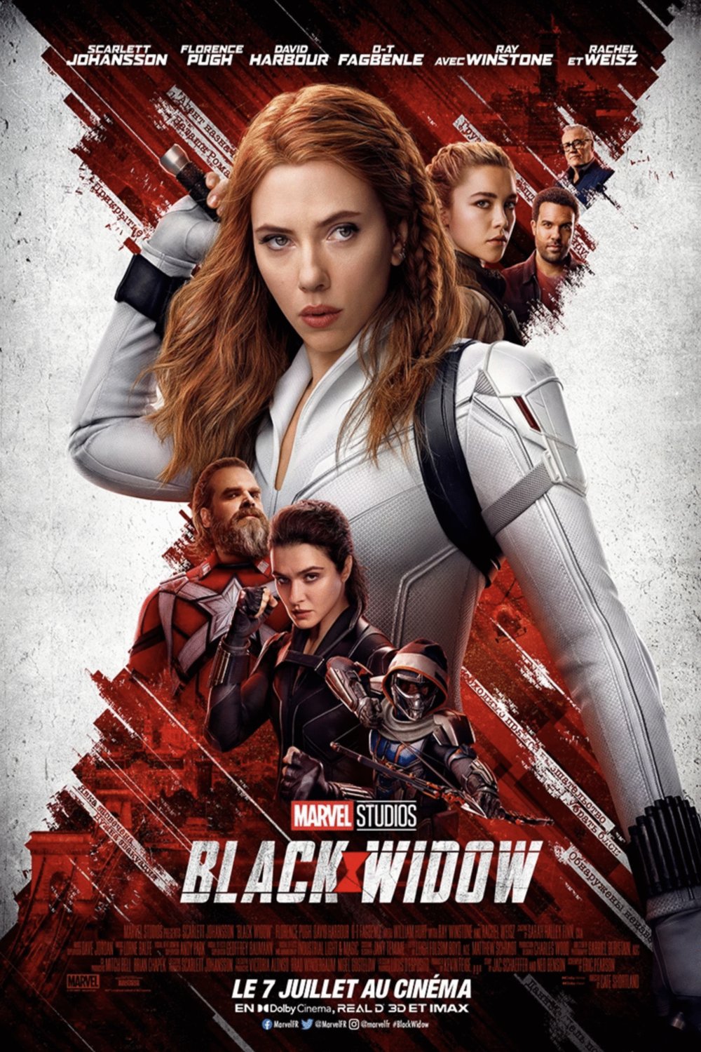 L'affiche du film Black Widow v.f.